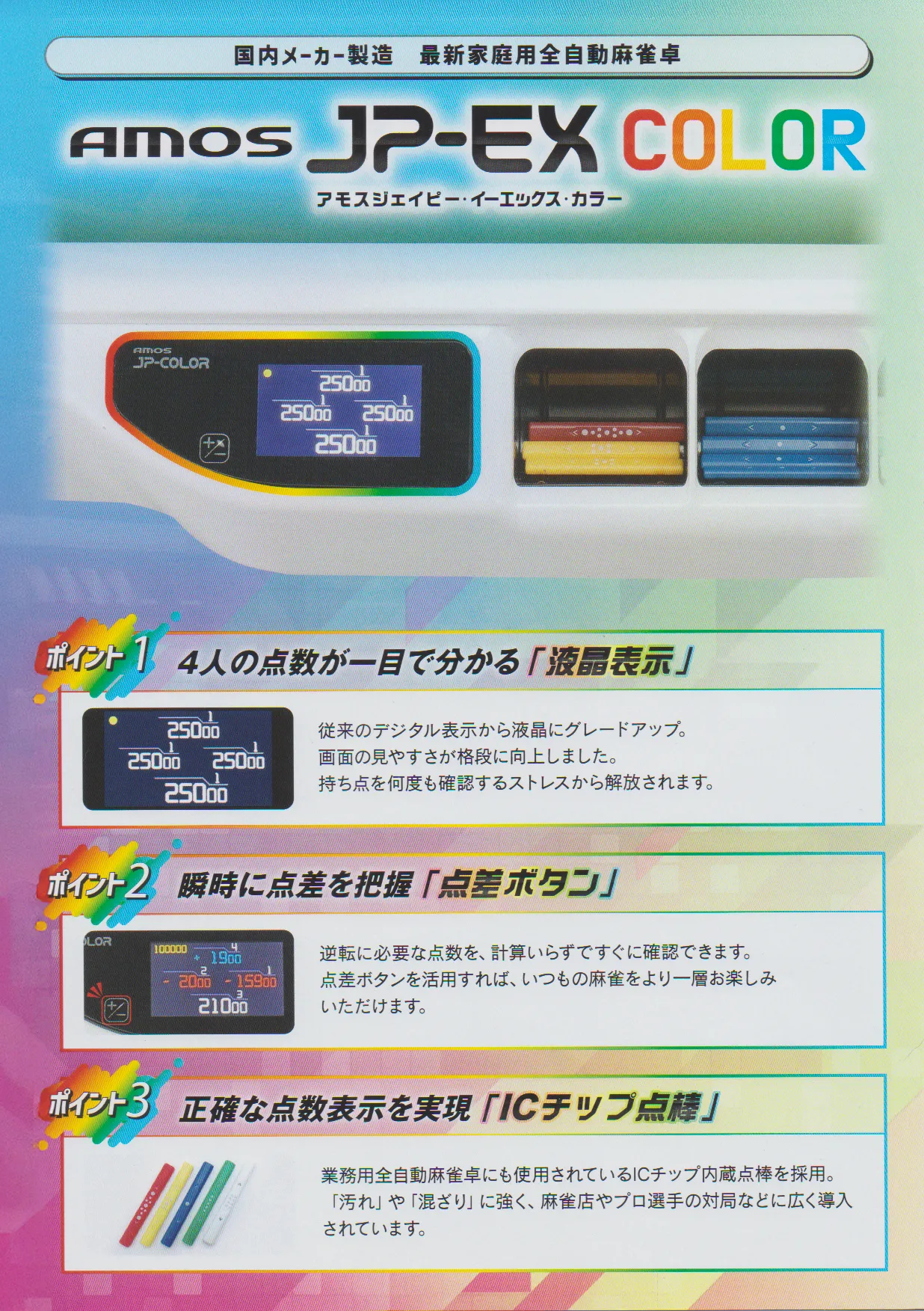 AMOS JP-EX COLORパンフの画像